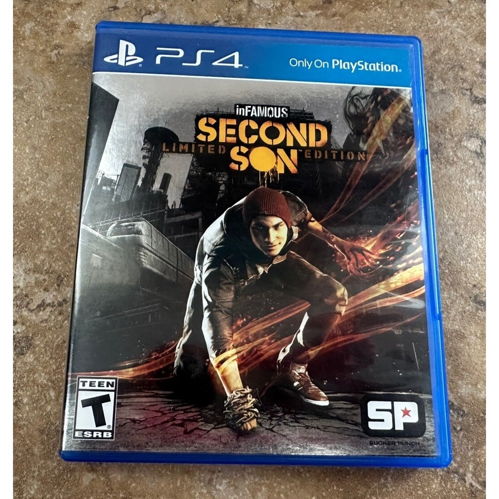 Infamous Second Son Limited Edition 2014 Sony PlayStation 4 Ps4 No Manuel